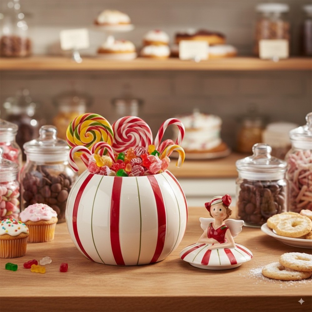 BARATTOLO DAMINA CERAMICA GRANDE CM.20